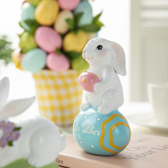 Glitzhome® 4.5" Easter Bunny Table Décor Set
